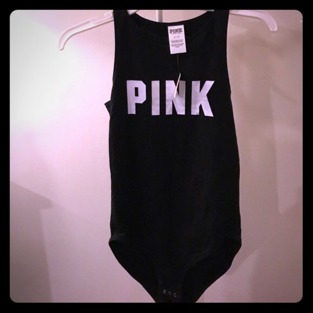 Black pink bodysuit